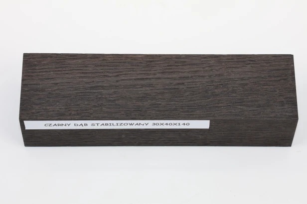 Czarny Dąb Black Oak stabilizowane drewno na rękojeść noża stabilized wood for knife