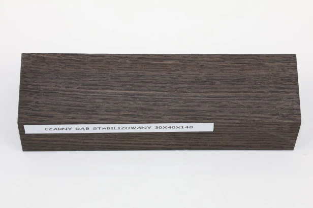 Czarny Dąb Black Oak stabilizowane drewno na rękojeść noża stabilized wood for knife