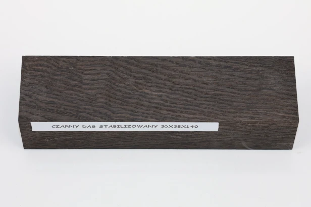 Czarny Dąb Black Oak stabilizowane drewno na rękojeść noża stabilized wood for knife
