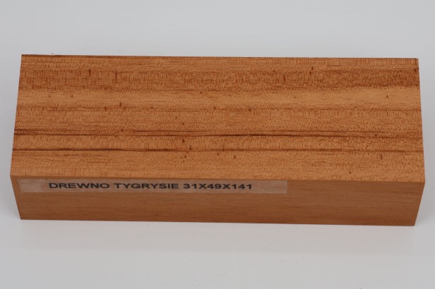 Drewno tygrysie Tigerwood na rękojeść noża