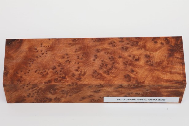 Thuya Burl czeczot drewno na rękojeść noża