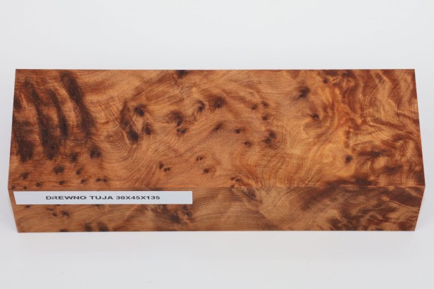 Thuya Burl czeczot drewno na rękojeść noża