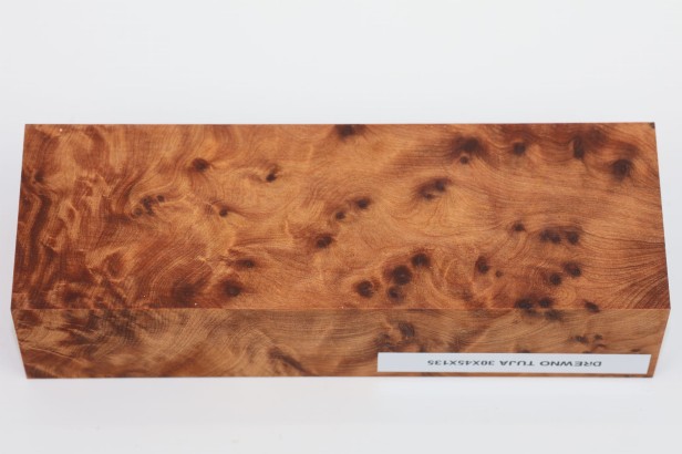 Thuya Burl czeczot drewno na rękojeść noża