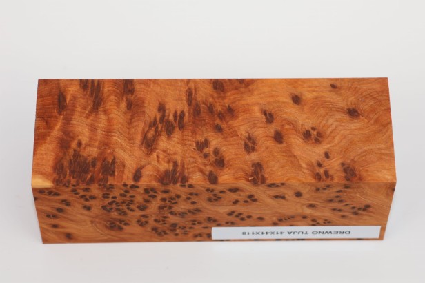 Thuya Burl czeczot drewno na rękojeść noża