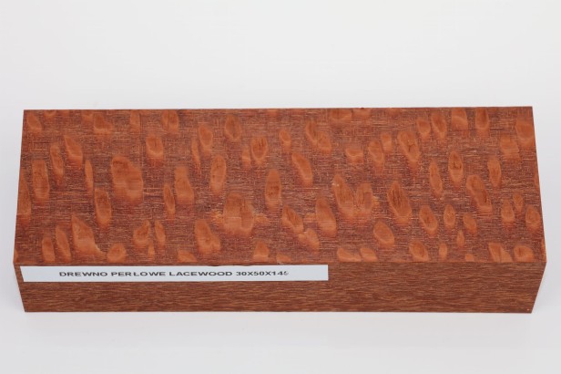 Drewno perłowe Lacewood Leopardwood na rękojeść noża