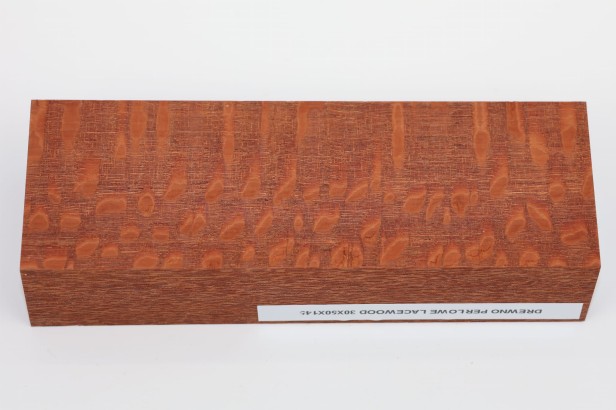 Drewno perłowe Lacewood Leopardwood na rękojeść noża