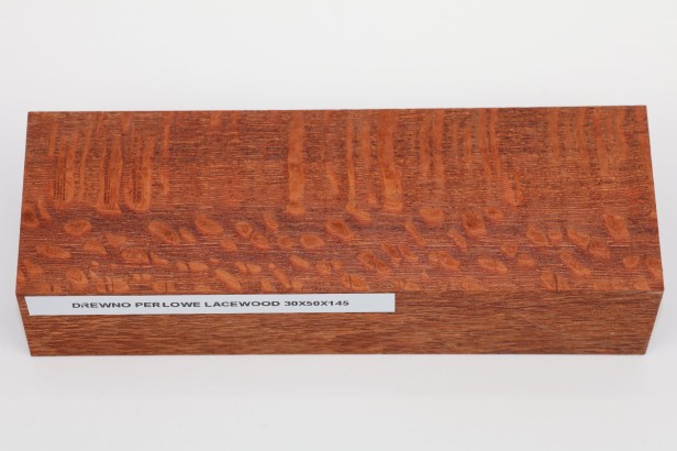 Drewno perłowe Lacewood Leopardwood na rękojeść noża