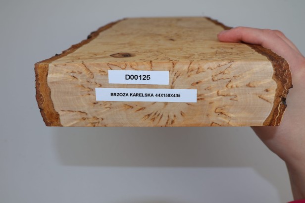 Brzoza Karelska czeczot deska drewniana drewno na rękojeść noża lub biżuterię