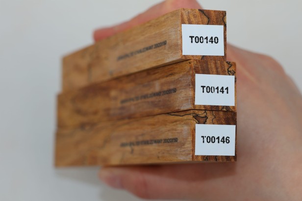 Jesion spalted stabilizowany drewno do toczenia na długopis pen blank