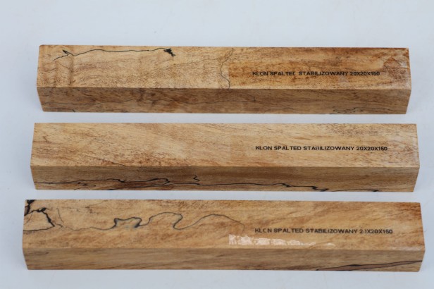 Klon spalted stabilizowany drewno do toczenia na długopis pen blank