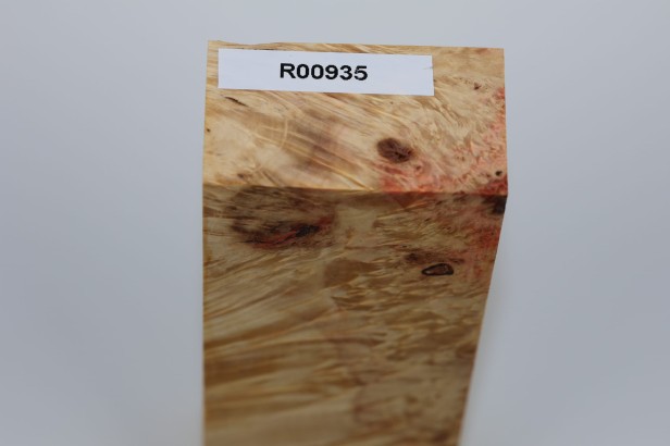 Klon jesionolistny czeczot stabilizowany drewno na rękojeść noża