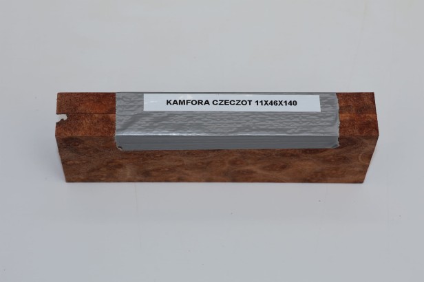 Kamfora czeczot camphor burl drewno na rękojeść noża okładki drewniane wood for knife