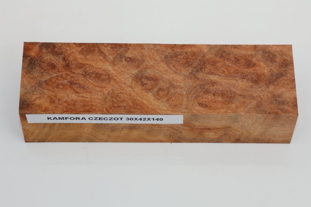 Kamfora czeczot camphor burl drewno na rękojeść noża wood for knifes