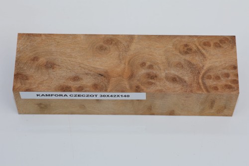 Kamfora czeczot camphor burl drewno na rękojeść noża wood for knifes