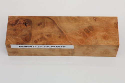 Kamfora czeczot camphor burl drewno na rękojeść noża wood for knifes