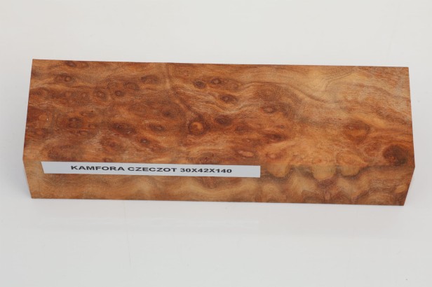 Kamfora czeczot camphor burl drewno na rękojeść noża wood for knifes