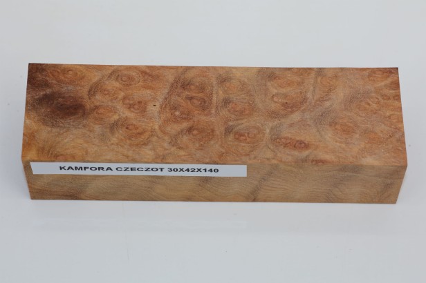 Kamfora czeczot camphor burl drewno na rękojeść noża wood for knifes