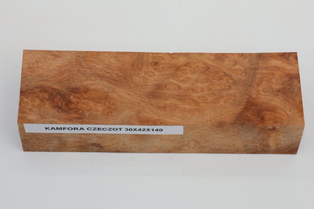 Kamfora czeczot camphor burl drewno na rękojeść noża wood for knifes