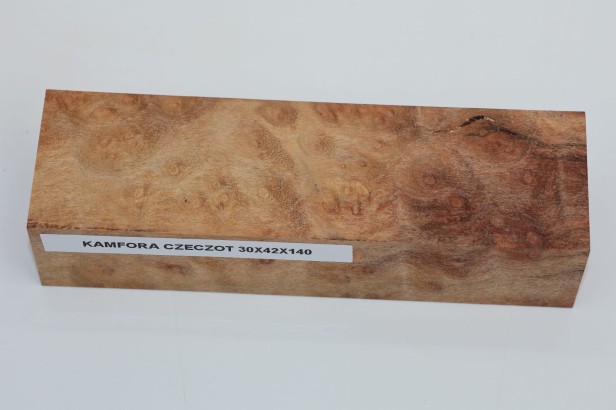 Kamfora czeczot camphor burl drewno na rękojeść noża wood for knifes