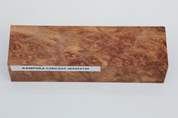 Kamfora czeczot camphor burl drewno na rękojeść noża wood for knifes