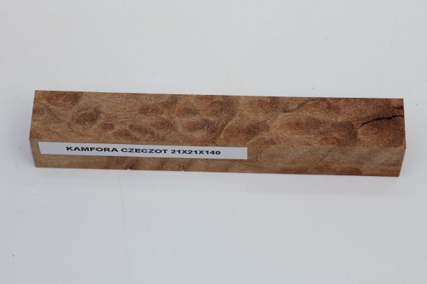 Kamfora czeczot camphor burl wood drewno do toczenia na długopis pen blank