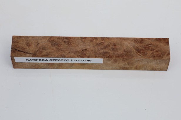 Kamfora czeczot camphor burl wood drewno do toczenia na długopis pen blank