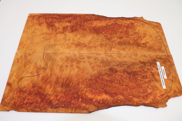 Kamfora czeczot camphor burl top na gitarę guitar top