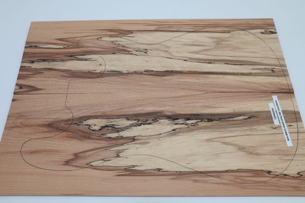 Buk Beech Wood spalted drewniany top na gitarę guitar top